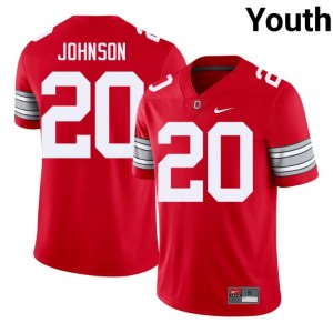 Scarlet #20 Cincere Johnson Youth Stitched 2026 Jersey | Ohio State Fresh High School Football Edition 64528237