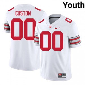 Custom #00 White Youth Embroidery Jersey | Gameday OSU Buckeyes 2026 College Football Gear 75932987