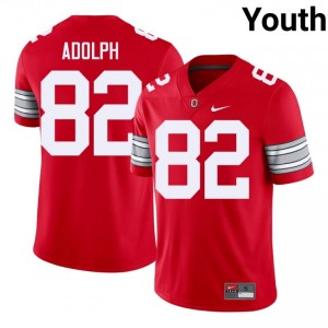 Scarlet #82 David Adolph Youth Embroidery 2026 Jersey | OSU Buckeyes Iconic Player Football Edition 50080113