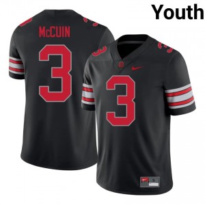 Buckeyes Devin McCuin #3 Black Youth High School 2026 Jersey | Alumni Stitched Football Uniform 93187684
