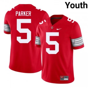 Scarlet #5 Kyle Parker Youth Stitched 2026 Jersey | OSU Buckeyes Licensed High School Football Edition 81845078
