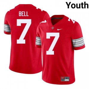Scarlet #7 Phillip Bell Youth Stitched 2026 Jersey | OSU Buckeyes Elite NCAA Football Edition 63257990