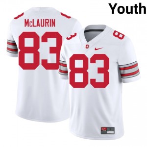 Terry McLaurin #83 White Youth Stitched Jersey | Licensed Ohio State 2026 High School Football Gear 21071266